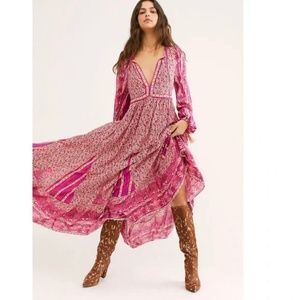 Free People Happy Feelings Boho Midi/Maxi dress